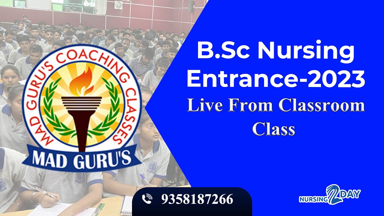 4 October !! Live Class - 1 !! Aiims Bsc Nursing Entrance 2024